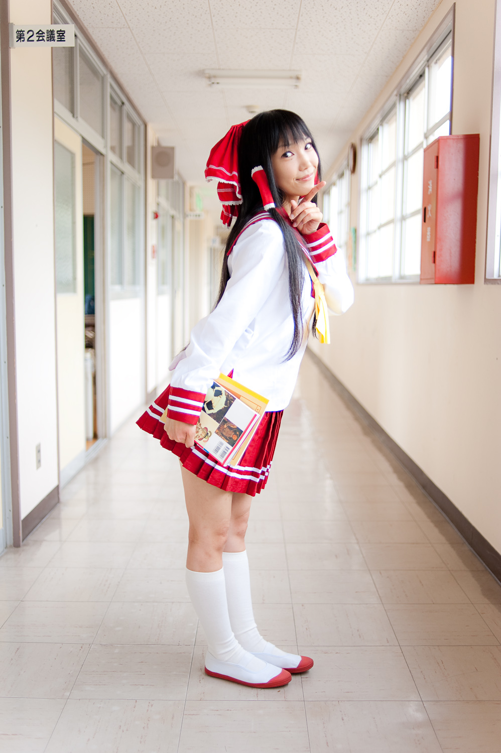 c76(3) cosplay性感美女套图 校园校服写真