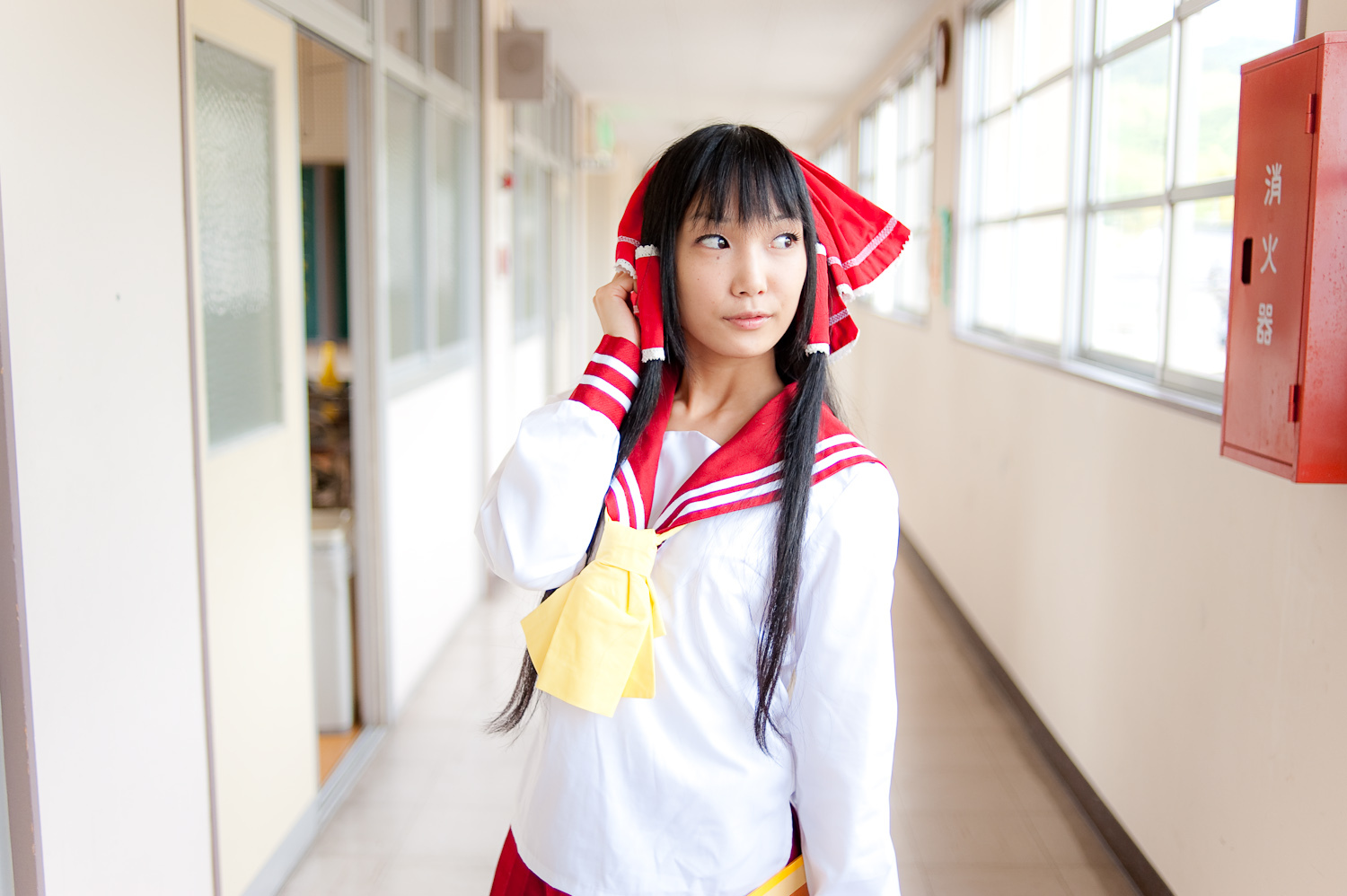 c76(3) cosplay性感美女套图 校园校服写真