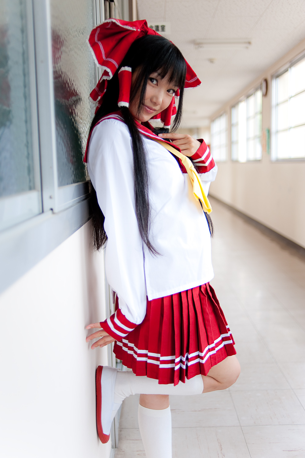 c76(3) cosplay性感美女套图 校园校服写真