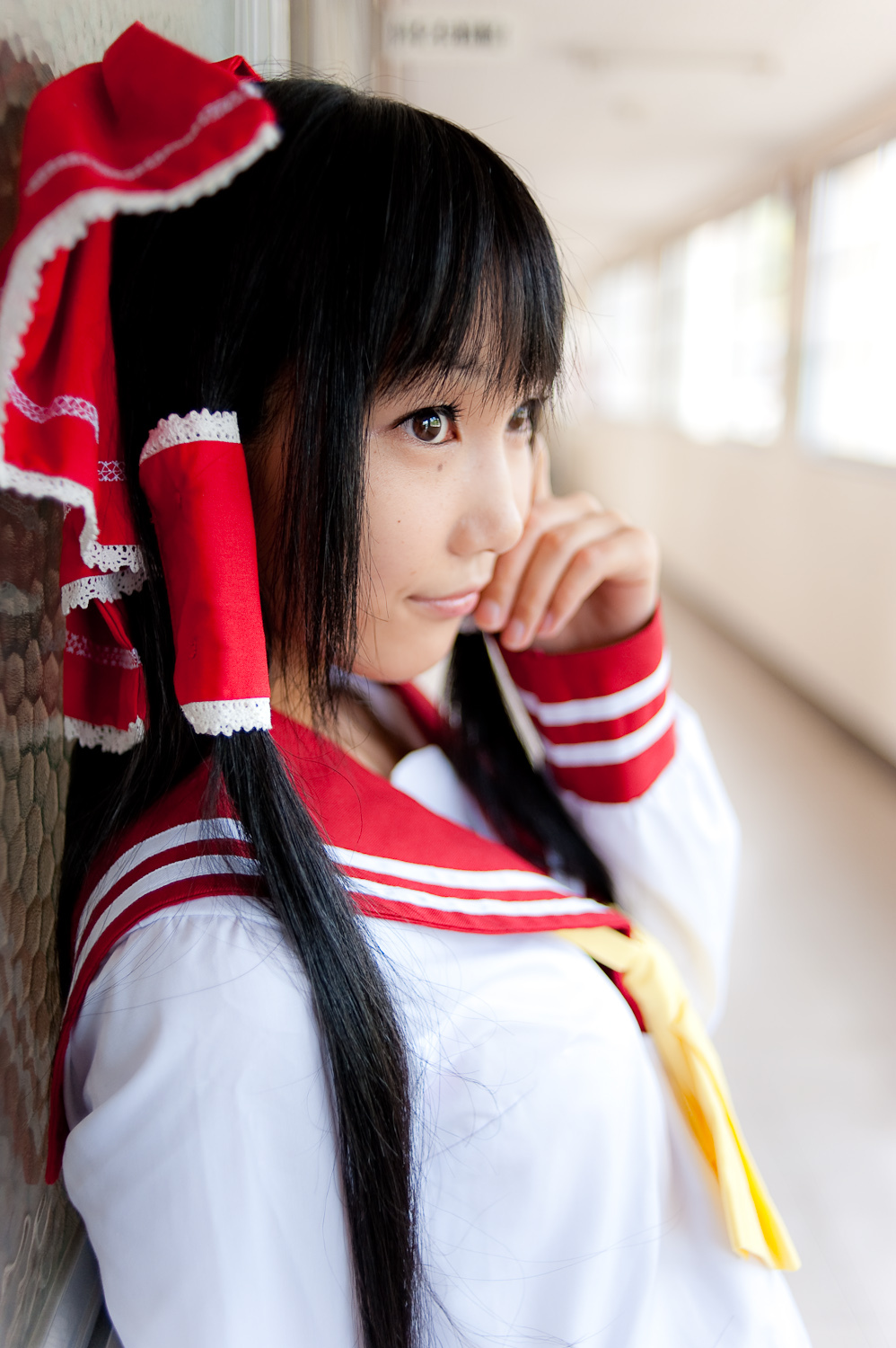 c76(3) cosplay性感美女套图 校园校服写真