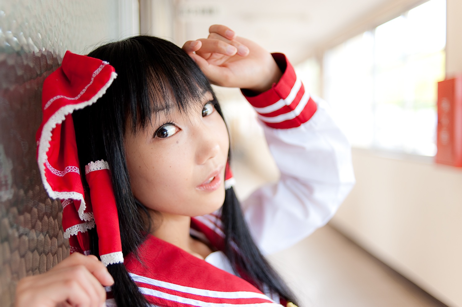 c76(3) cosplay性感美女套图 校园校服写真