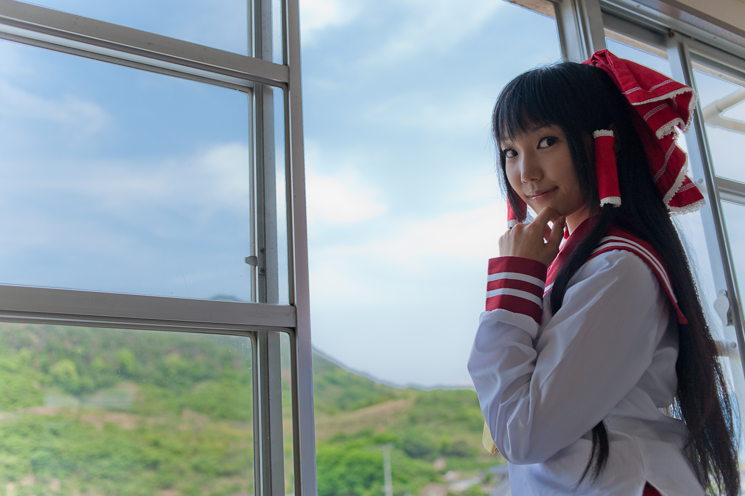 c76(3) cosplay性感美女套图 校园校服写真