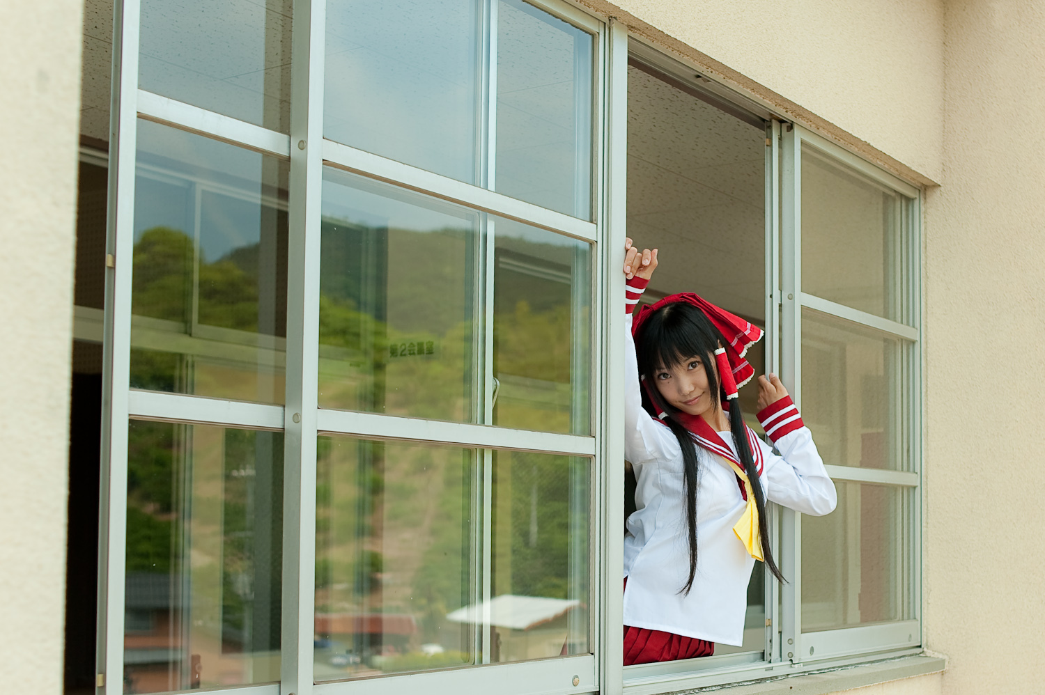 c76(3) cosplay性感美女套图 校园校服写真