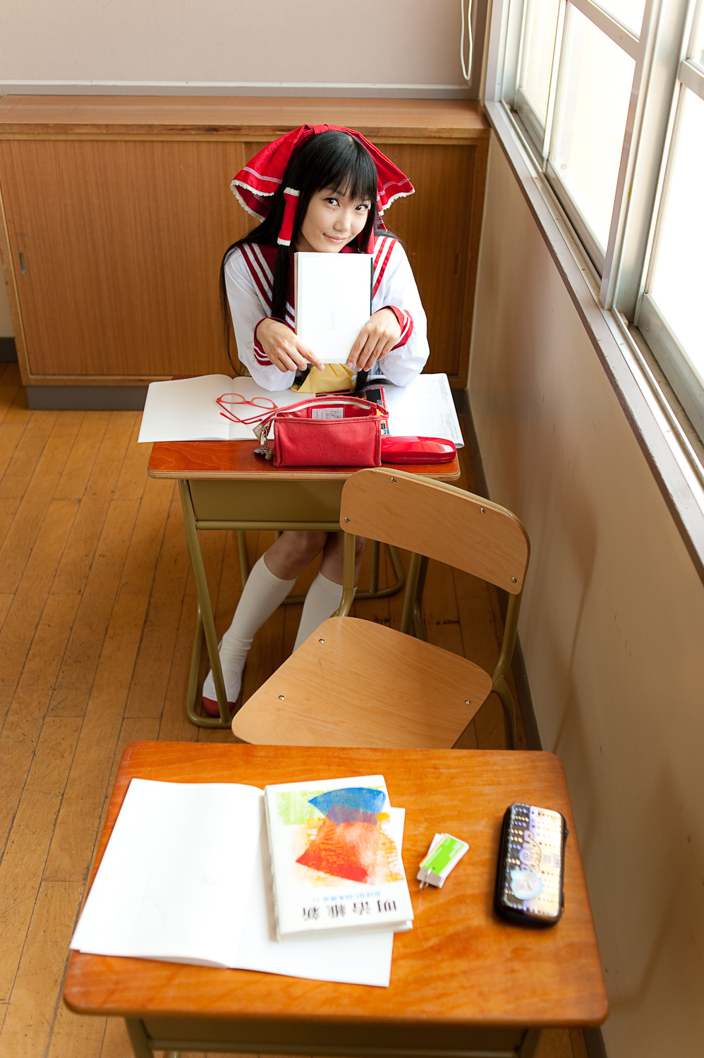 c76(3) cosplay性感美女套图 校园校服写真