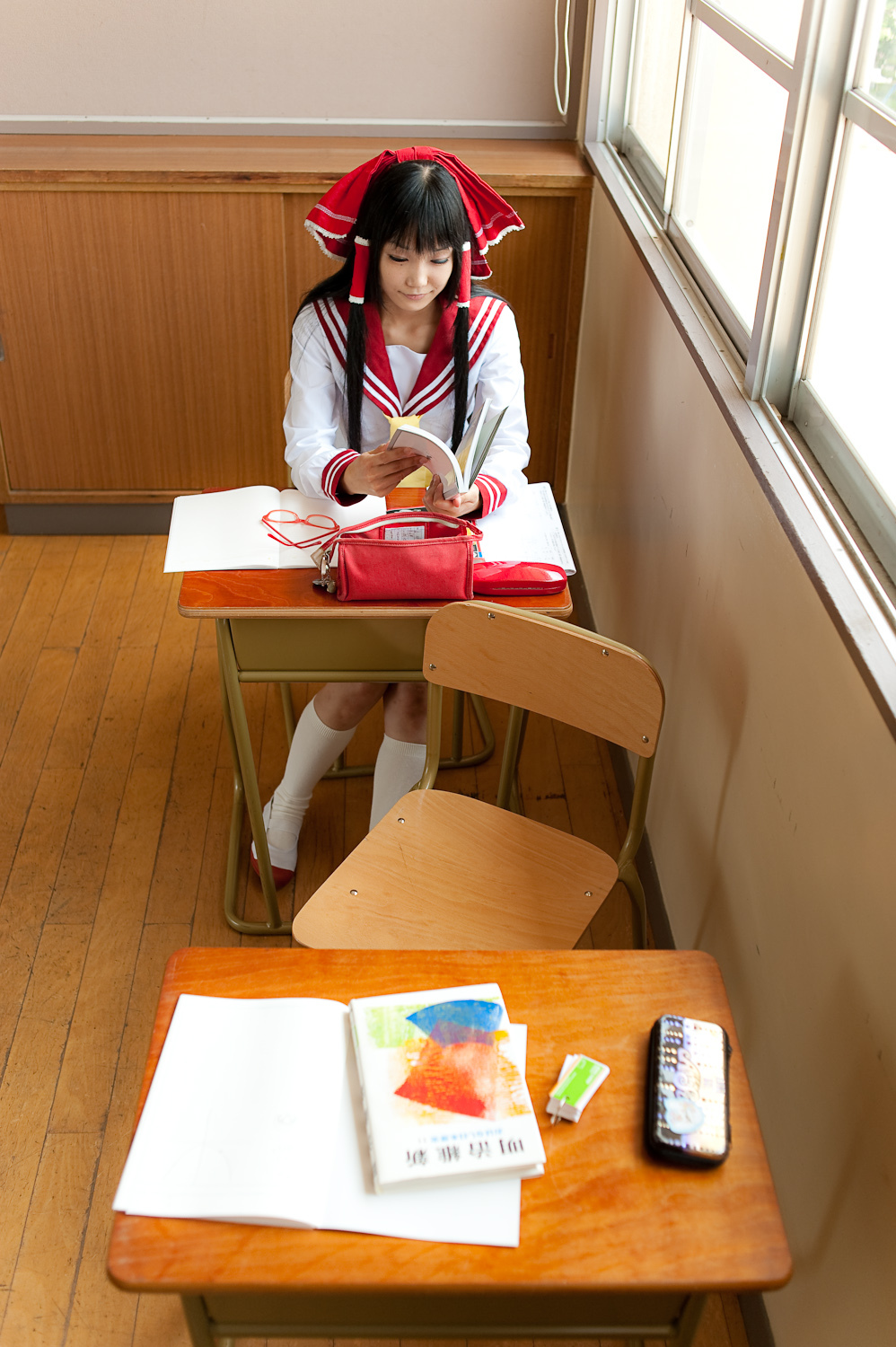 c76(3) cosplay性感美女套图 校园校服写真