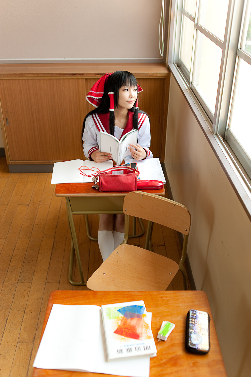 c76(3) cosplay性感美女套图 校园校服写真