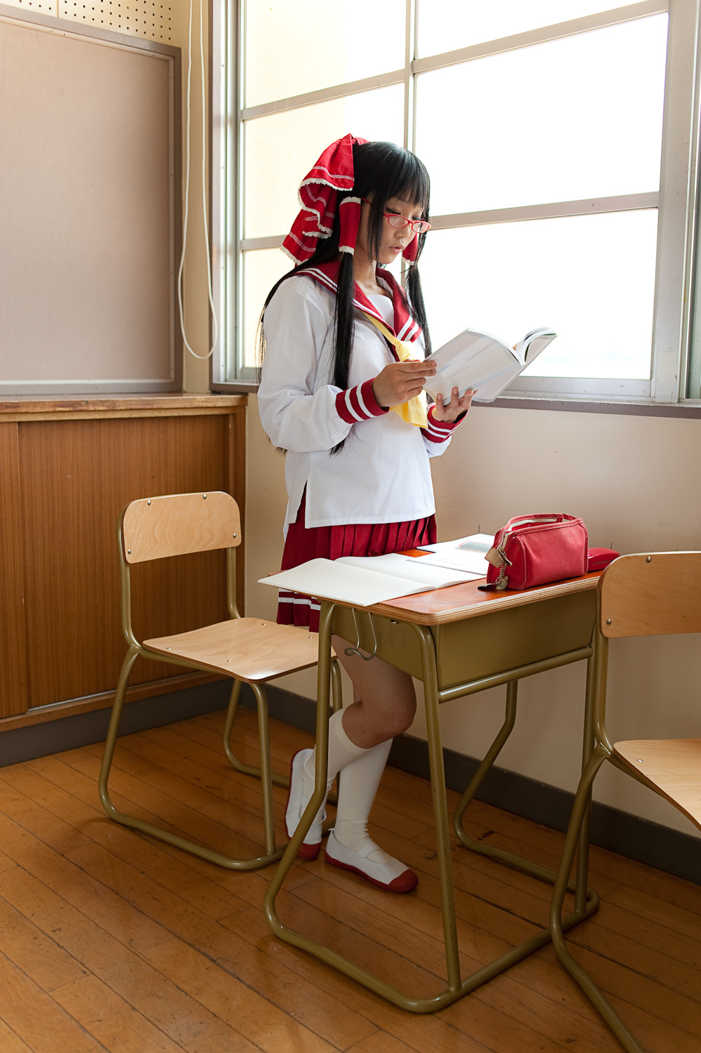 c76(3) cosplay性感美女套图 校园校服写真