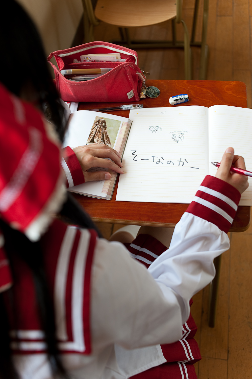 c76(3) cosplay性感美女套图 校园校服写真