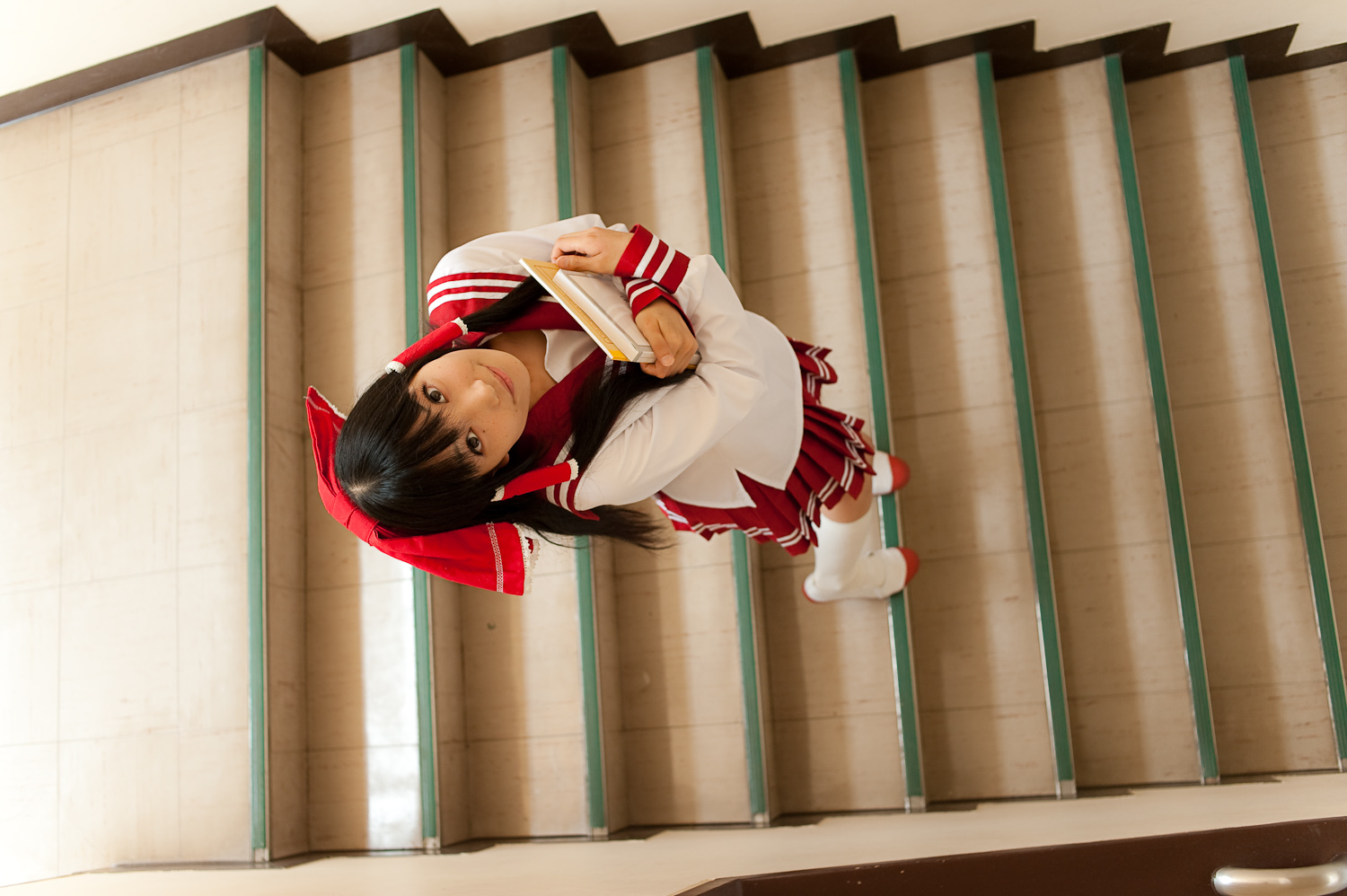 c76(3) cosplay性感美女套图 校园校服写真