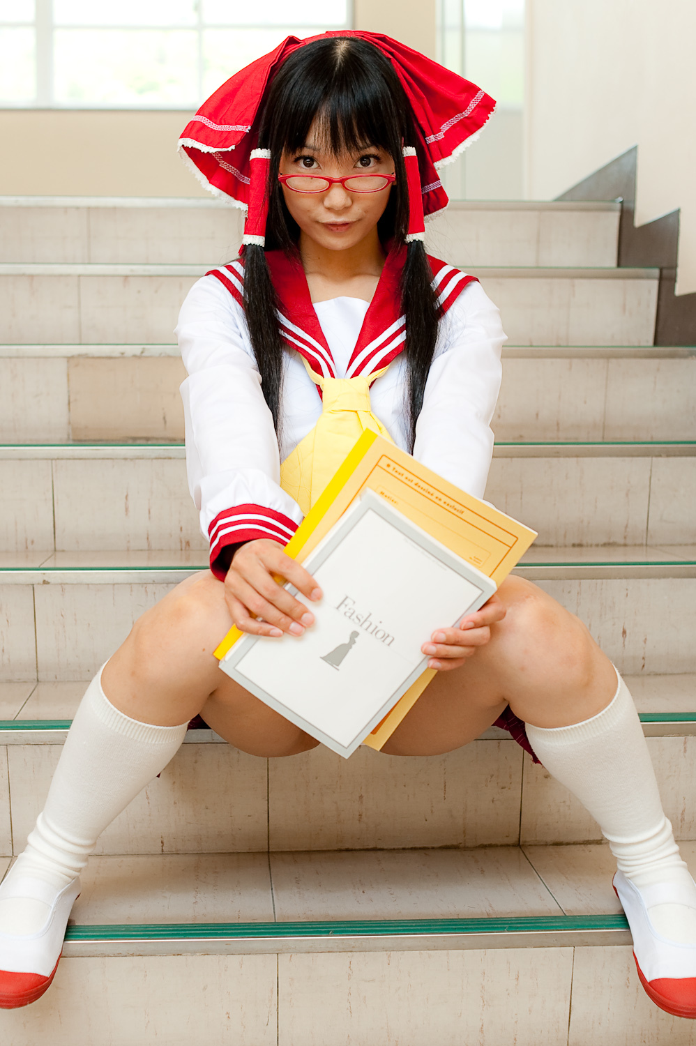 c76(3) cosplay性感美女套图 校园校服写真