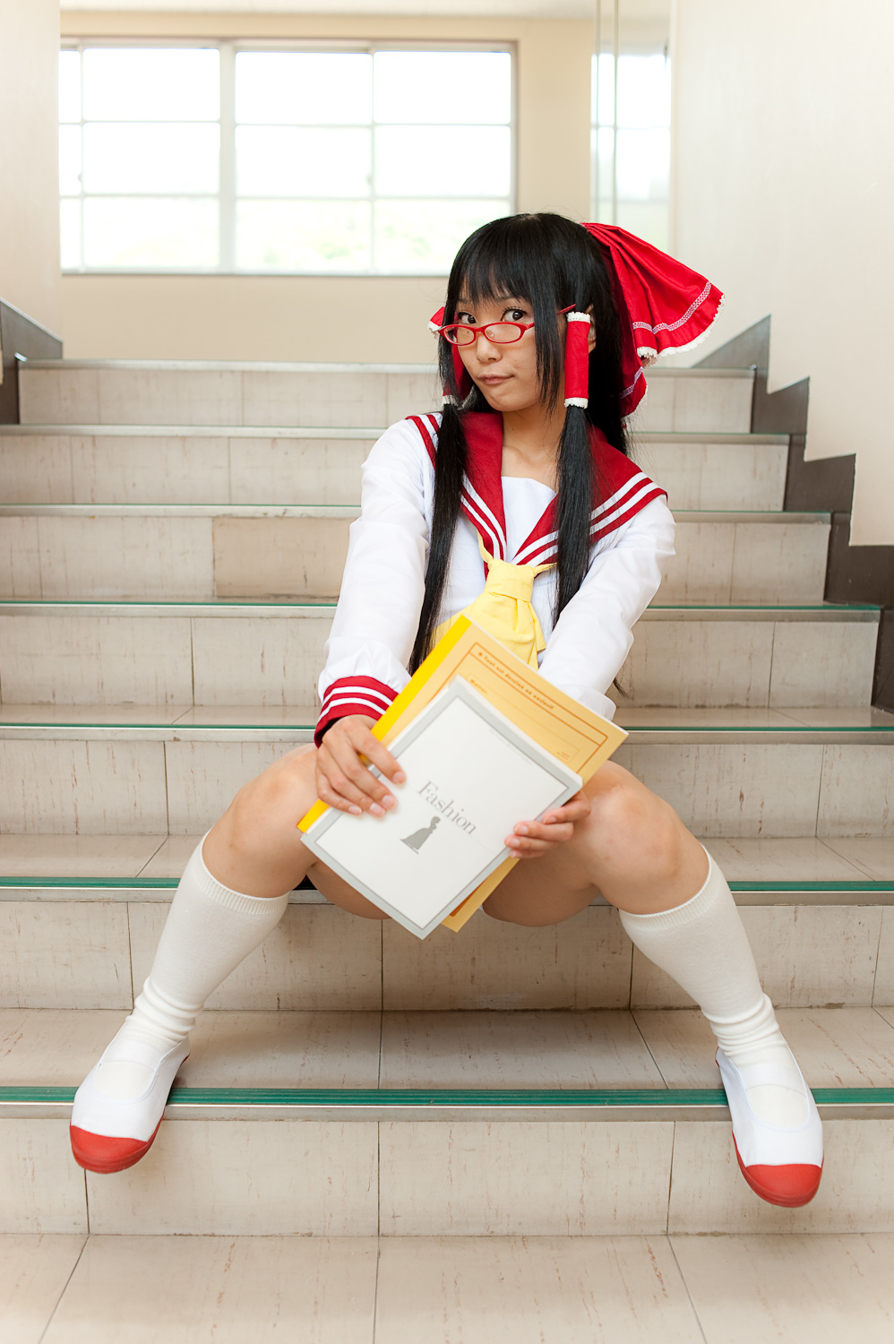 c76(3) cosplay性感美女套图 校园校服写真
