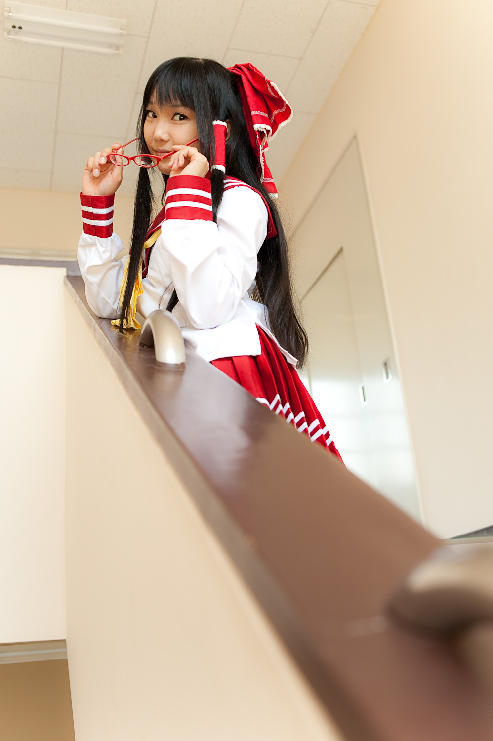 c76(3) cosplay性感美女套图 校园校服写真