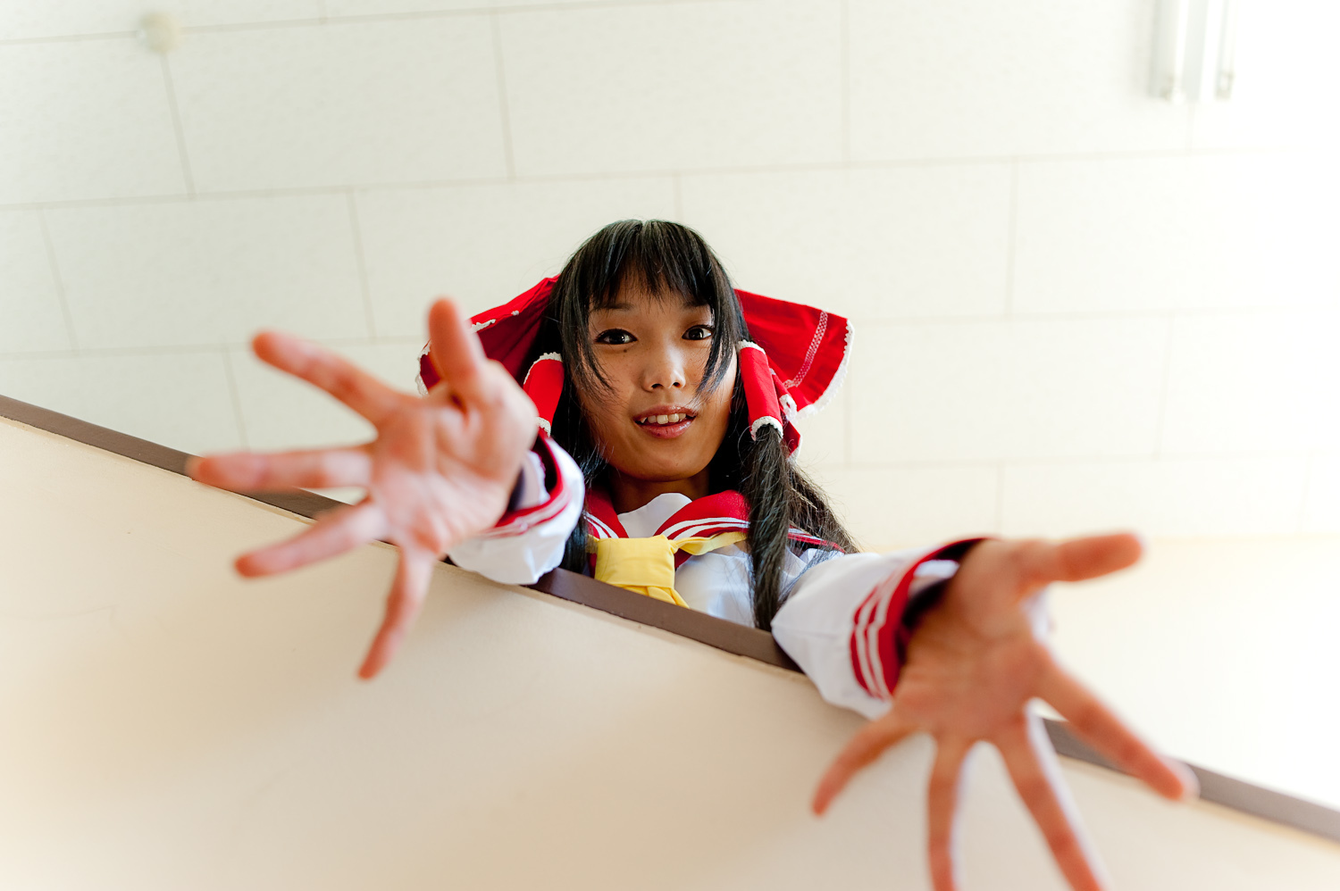 c76(3) cosplay性感美女套图 校园校服写真