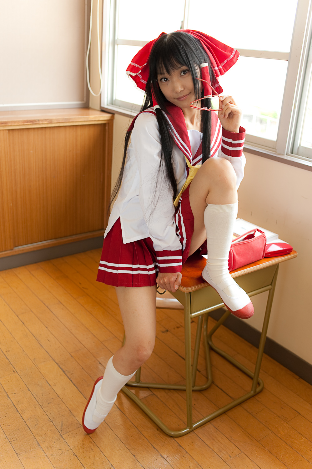 校园美女校服写真 cosplay性感美女套图c76(4)