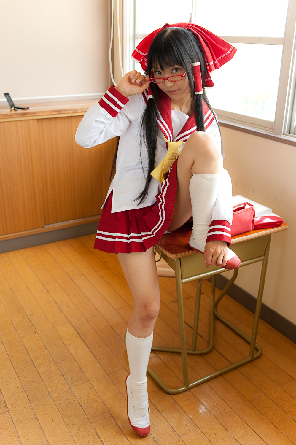 校园美女校服写真 cosplay性感美女套图c76(4)