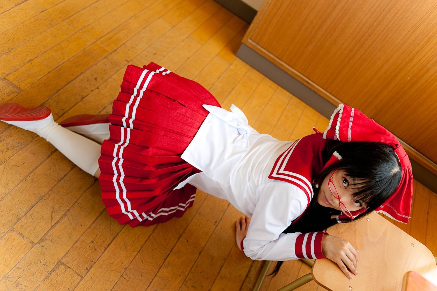 校园美女校服写真 cosplay性感美女套图c76(4)