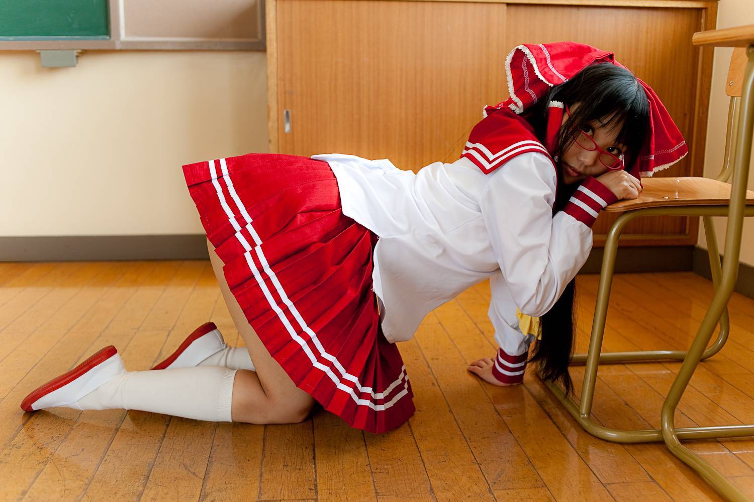 校园美女校服写真 cosplay性感美女套图c76(4)