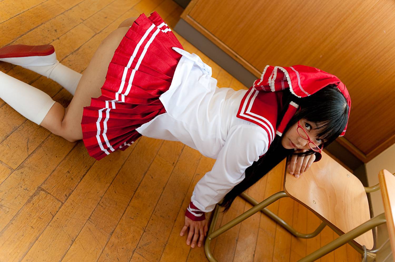 校园美女校服写真 cosplay性感美女套图c76(4)