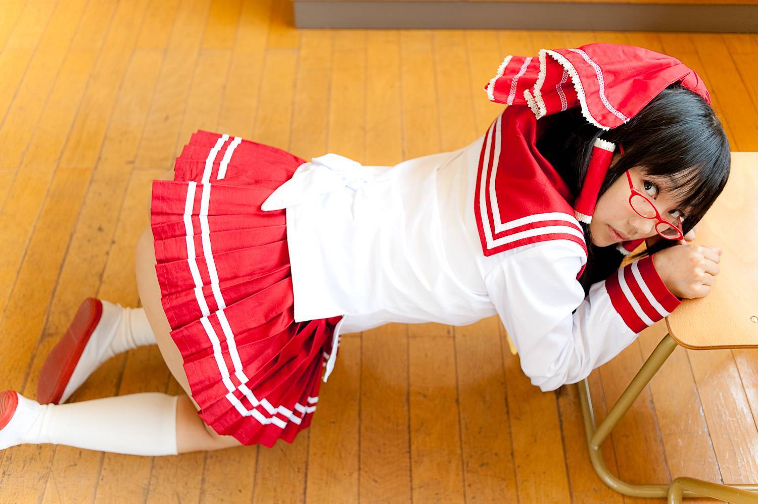 校园美女校服写真 cosplay性感美女套图c76(4)