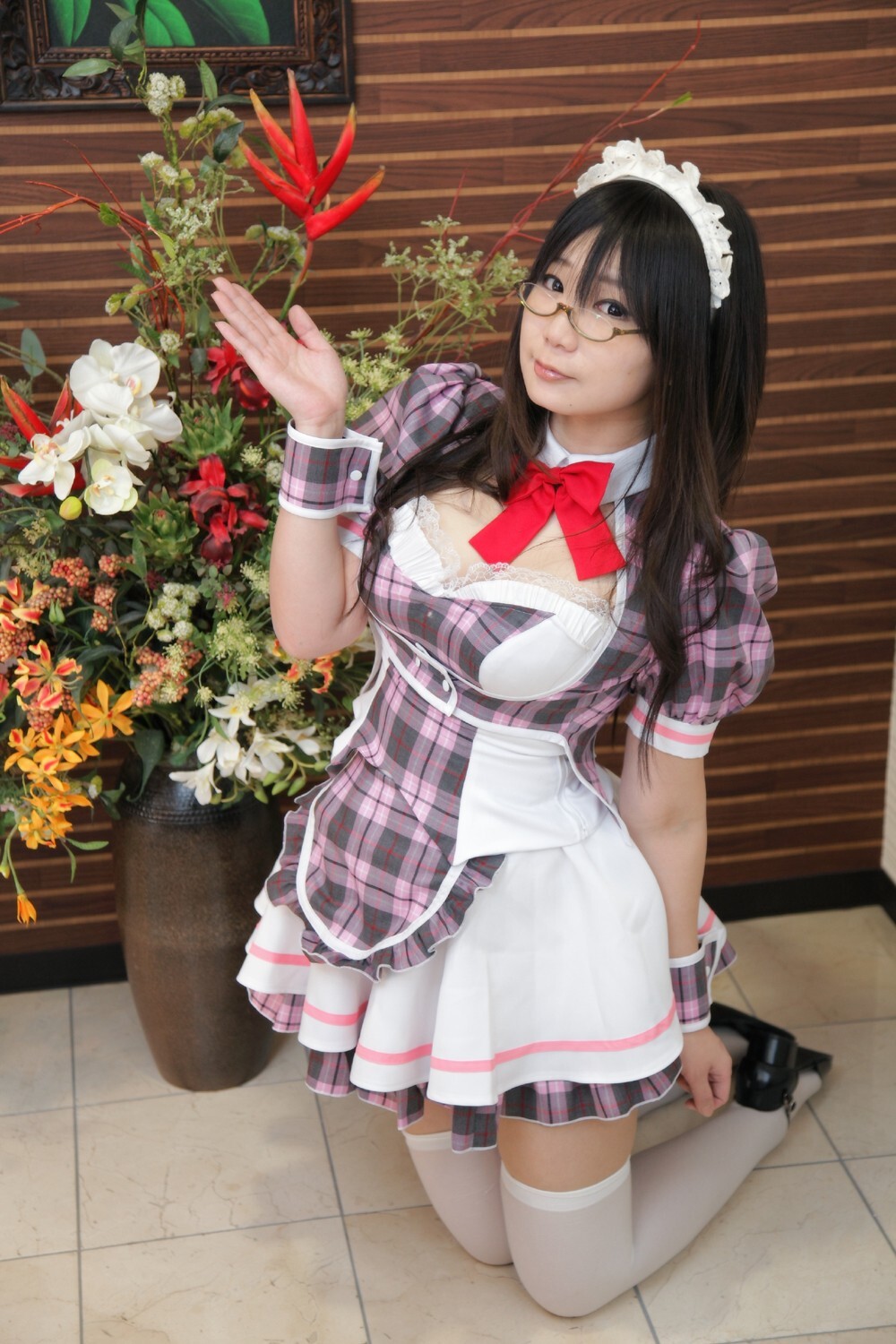 女仆装诱惑 cosplay套图 日本美女千代子 c78 (3)