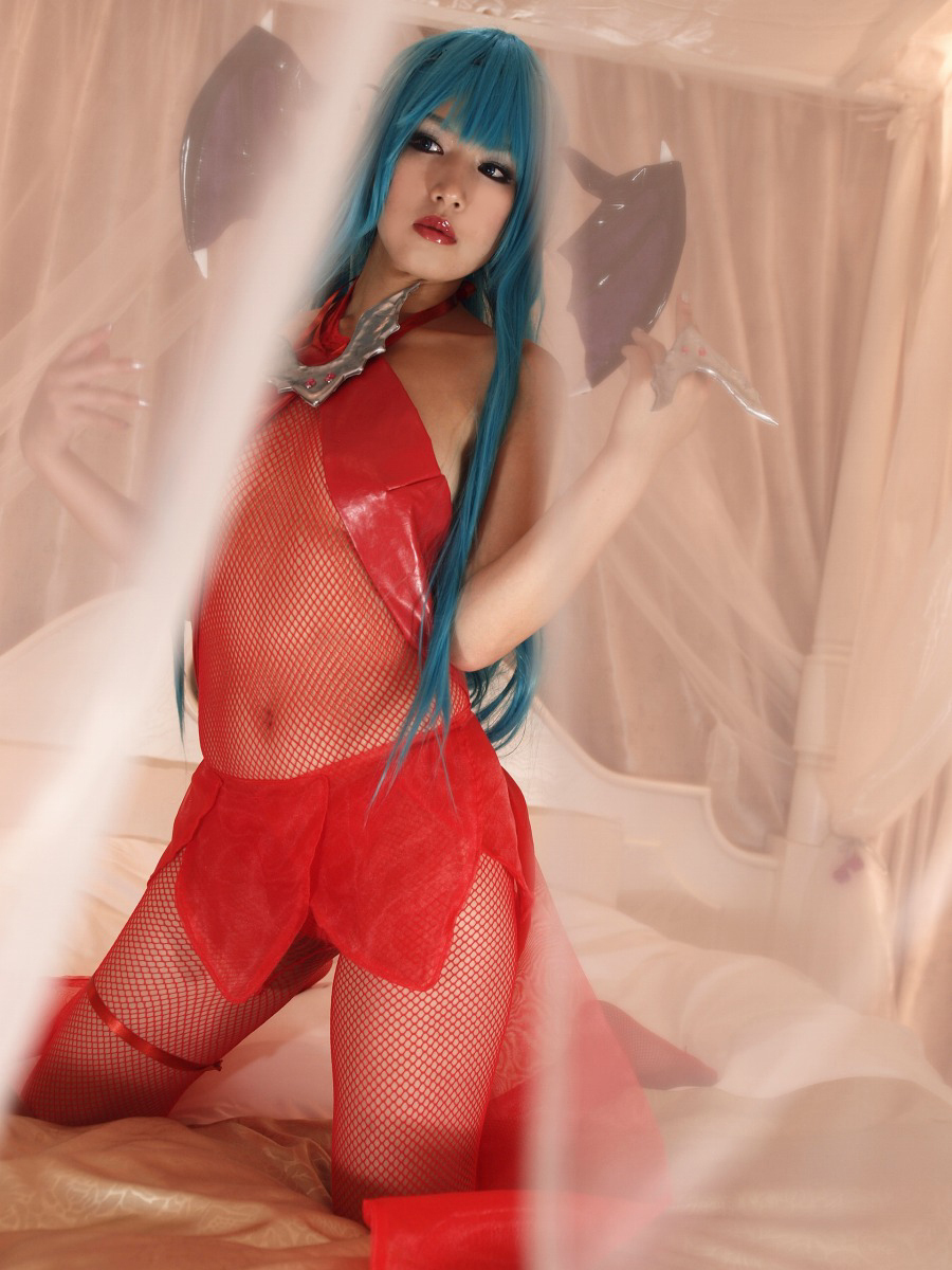 红色精美诱惑套图 cosplay美女套图