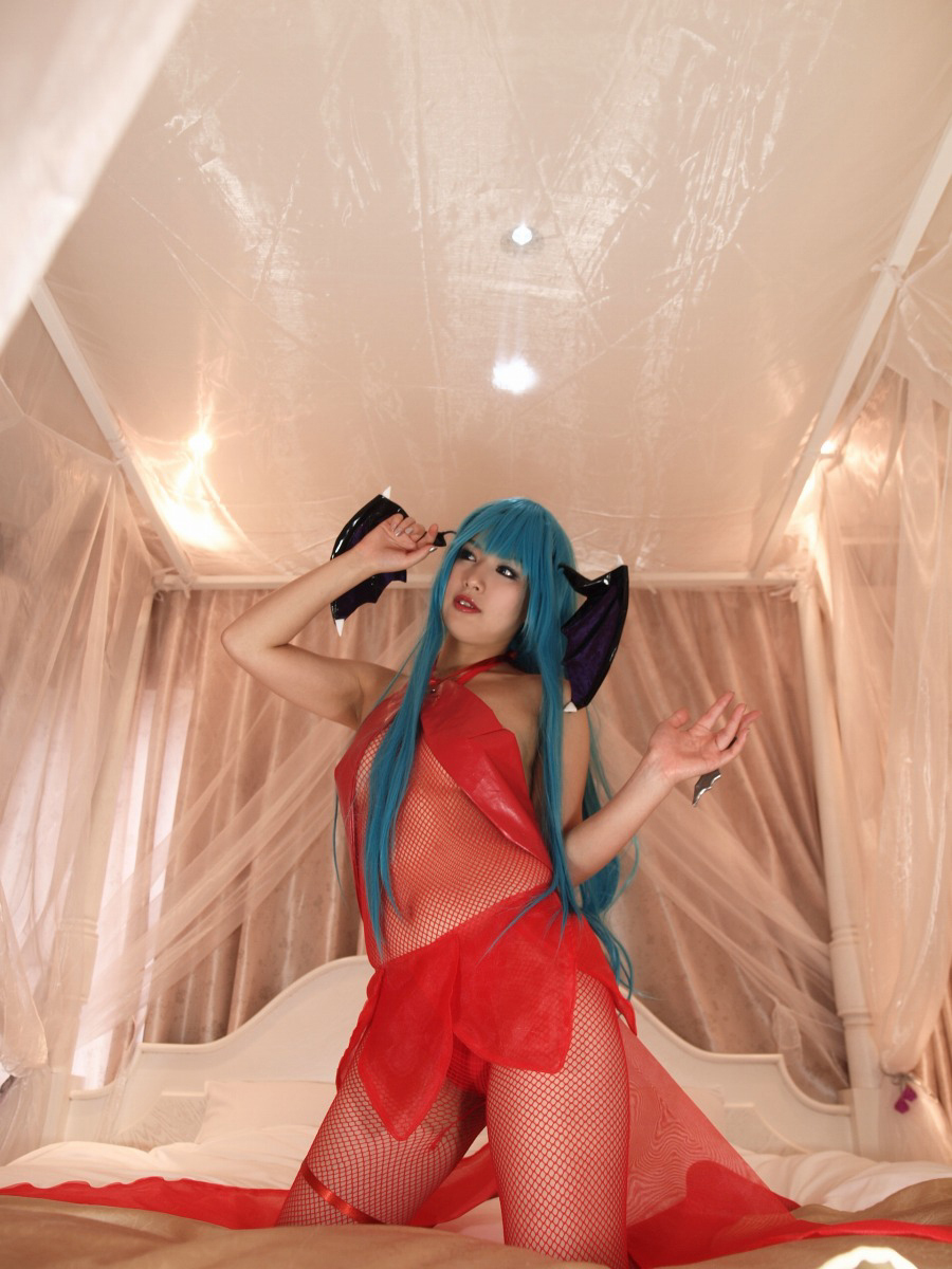 红色精美诱惑套图 cosplay美女套图