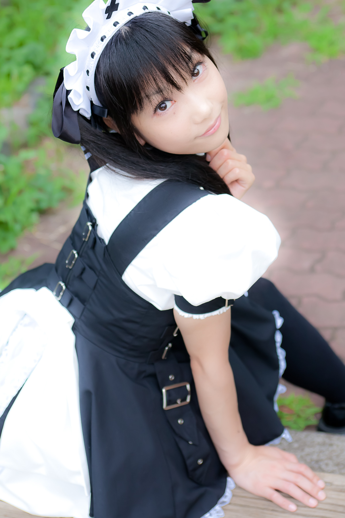 公园的小女佣 精美丝袜cosplay美女套图