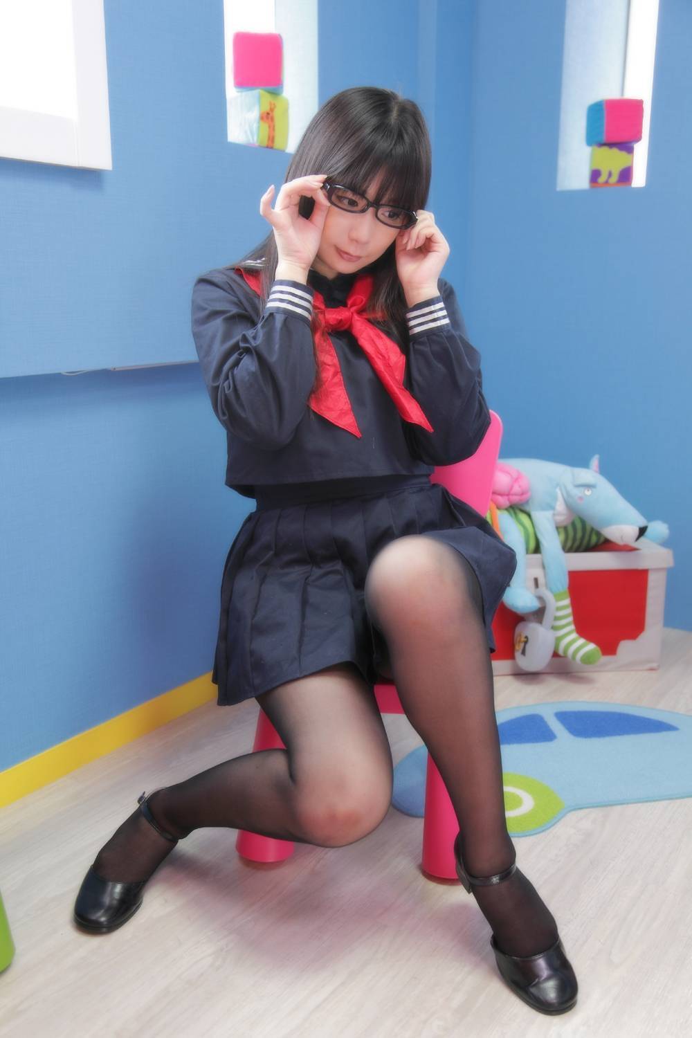 [生チョコ(チョコボール向囲)] 制服女子 Cosplay套图