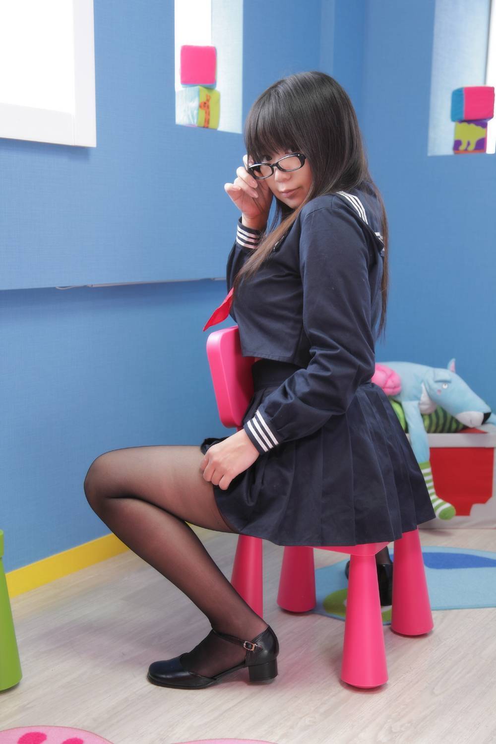 [生チョコ(チョコボール向囲)] 制服女子 Cosplay套图