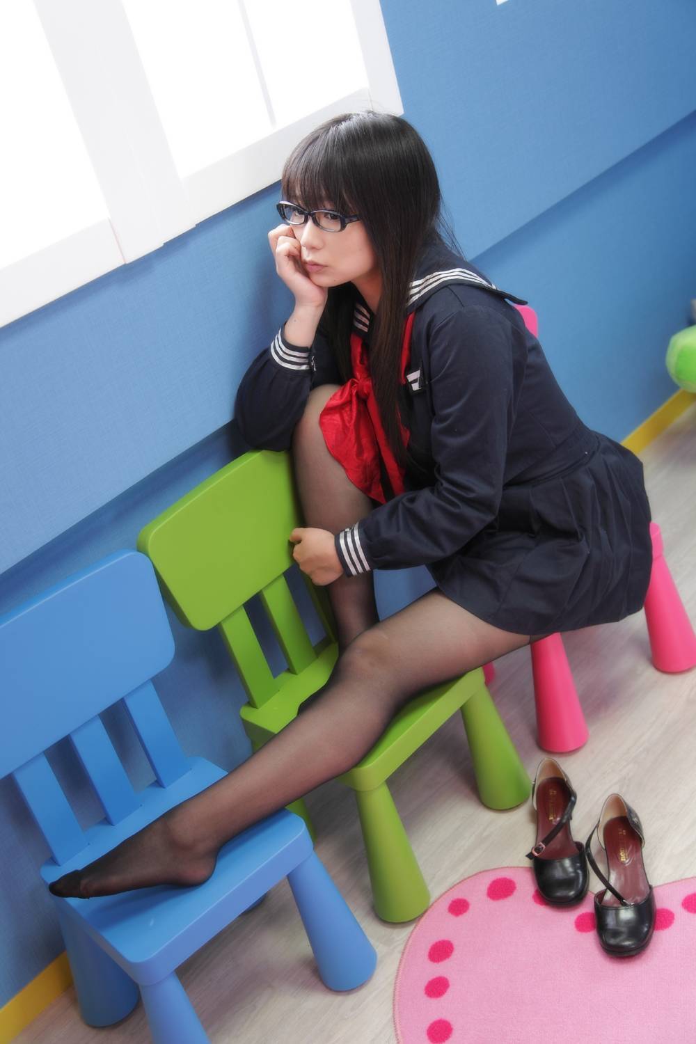 [生チョコ(チョコボール向囲)] 制服女子 Cosplay套图