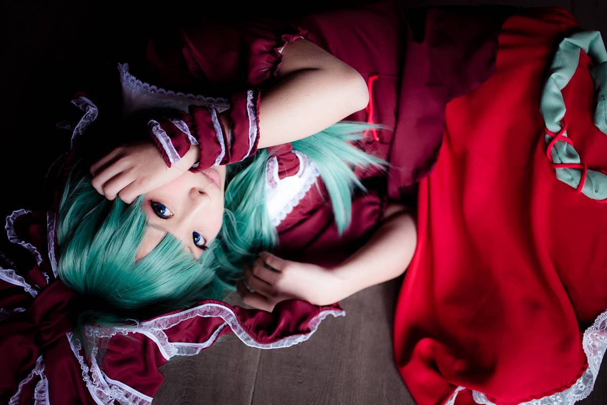 [CosPlay]东方くるくる河童卷 —— 键山雏 性感丝袜美女图片