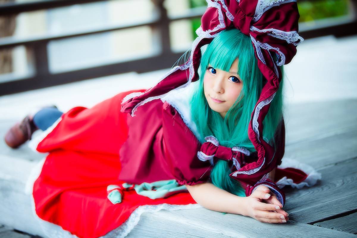 [CosPlay]东方くるくる河童卷 —— 键山雏 性感丝袜美女图片