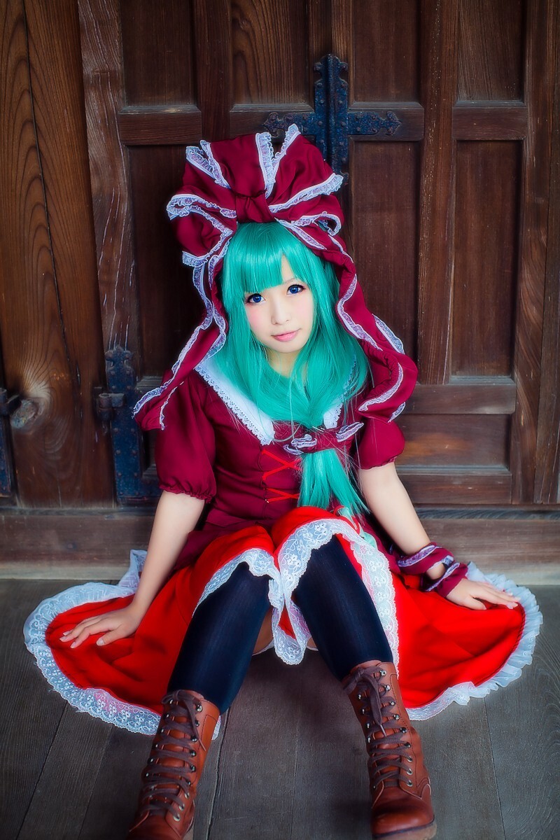 [CosPlay]东方くるくる河童卷 —— 键山雏 性感丝袜美女图片