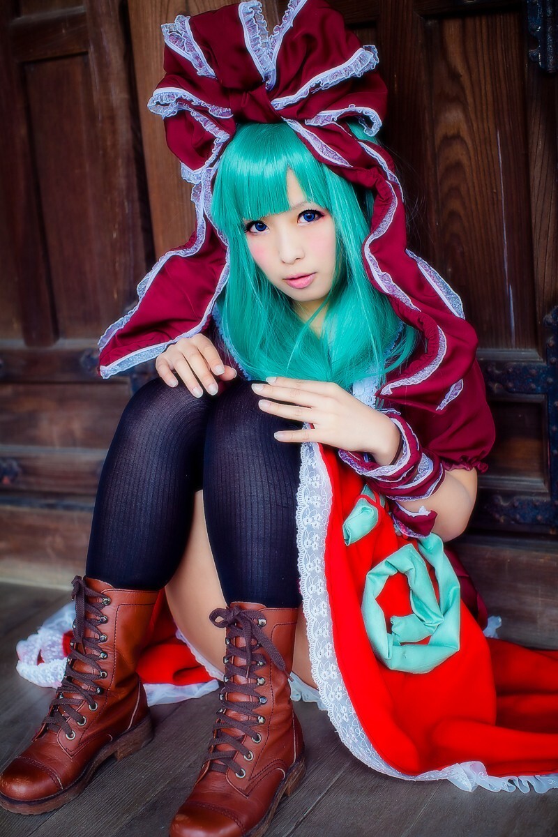 [CosPlay]东方くるくる河童卷 —— 键山雏 性感丝袜美女图片