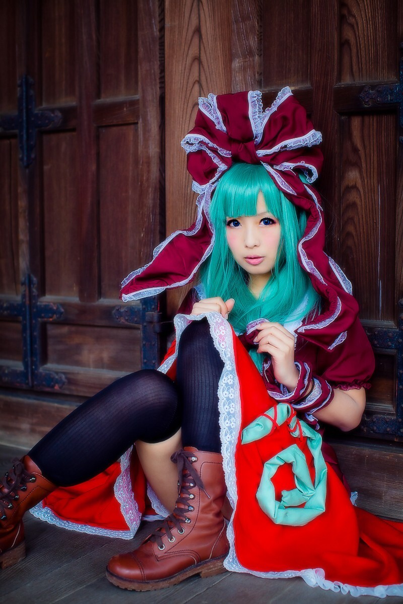 [CosPlay]东方くるくる河童卷 —— 键山雏 性感丝袜美女图片