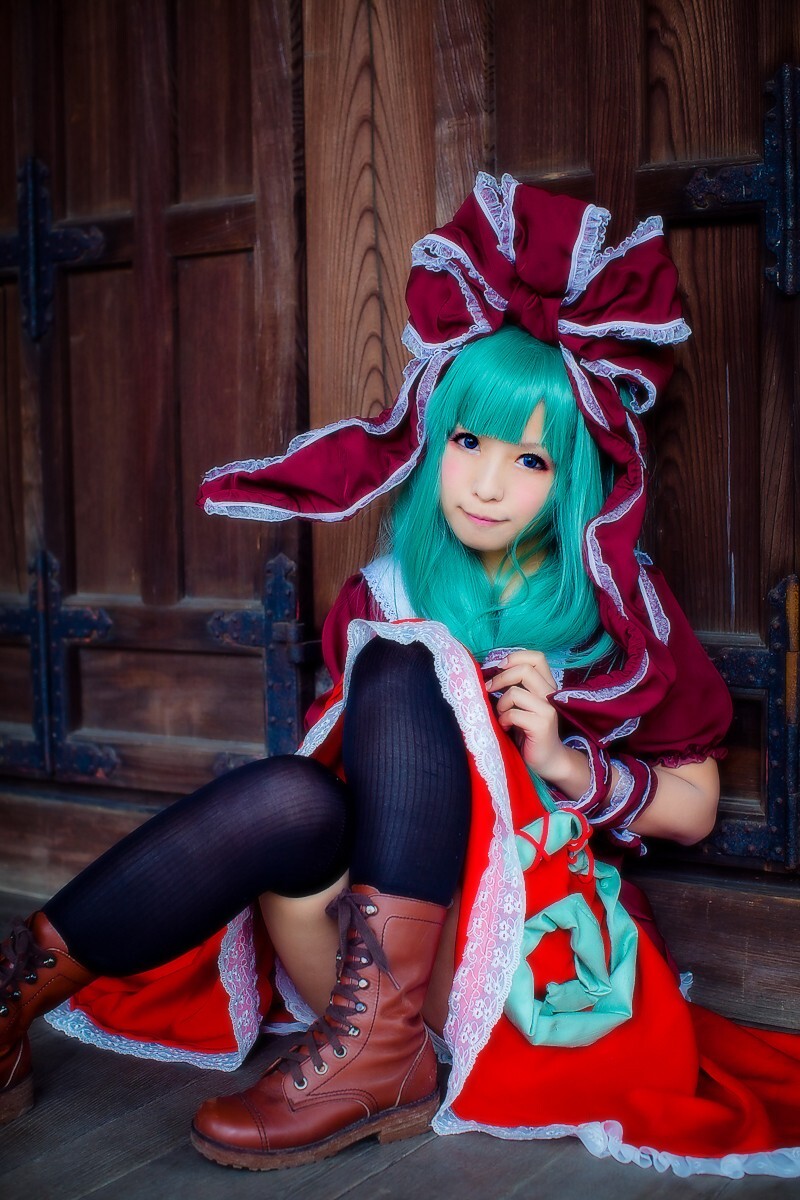 [CosPlay]东方くるくる河童卷 —— 键山雏 性感丝袜美女图片