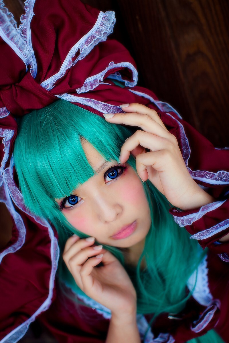 [CosPlay]东方くるくる河童卷 —— 键山雏 性感丝袜美女图片