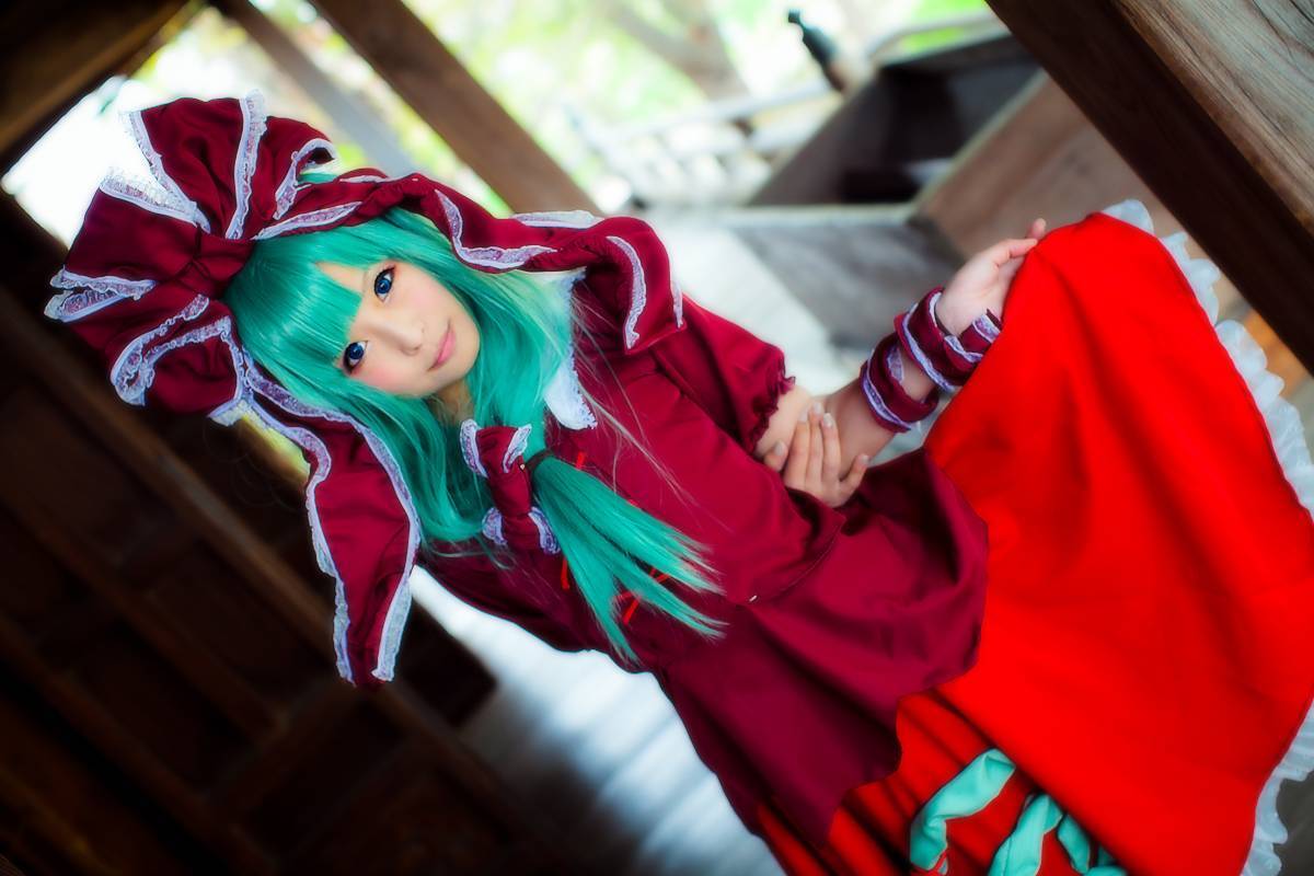 [CosPlay]东方くるくる河童卷 —— 键山雏 性感丝袜美女图片