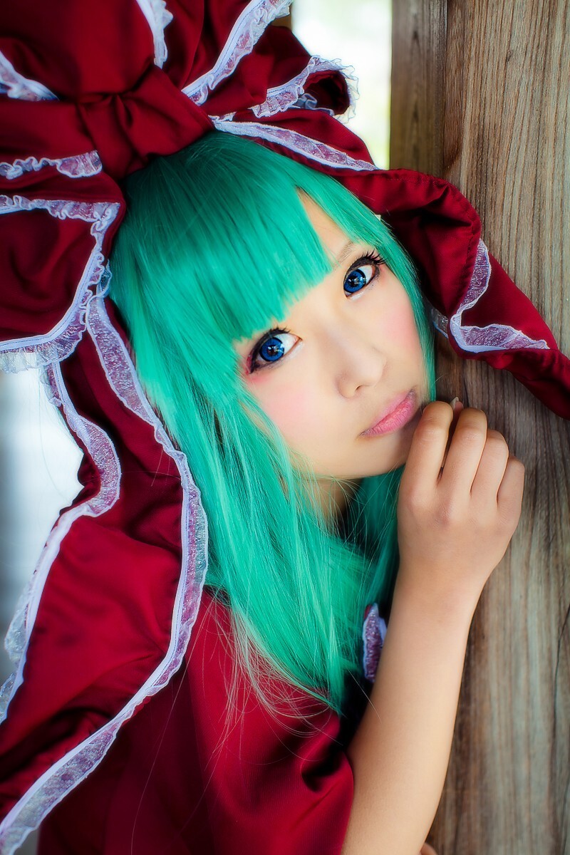 [CosPlay]东方くるくる河童卷 —— 键山雏 性感丝袜美女图片