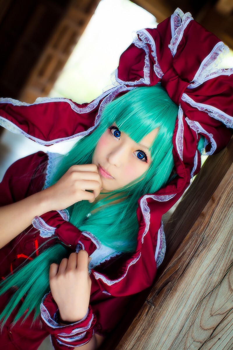 [CosPlay]东方くるくる河童卷 —— 键山雏 性感丝袜美女图片