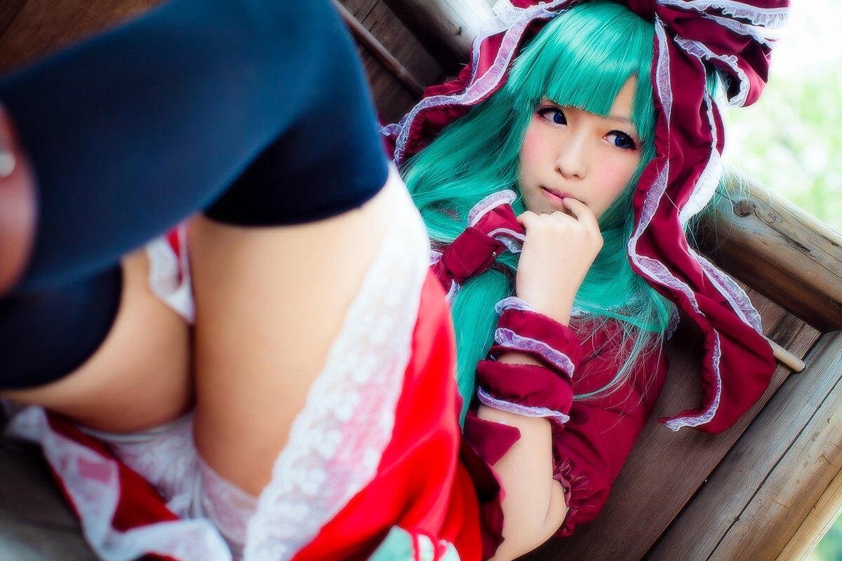 [CosPlay]东方くるくる河童卷 —— 键山雏 性感丝袜美女图片