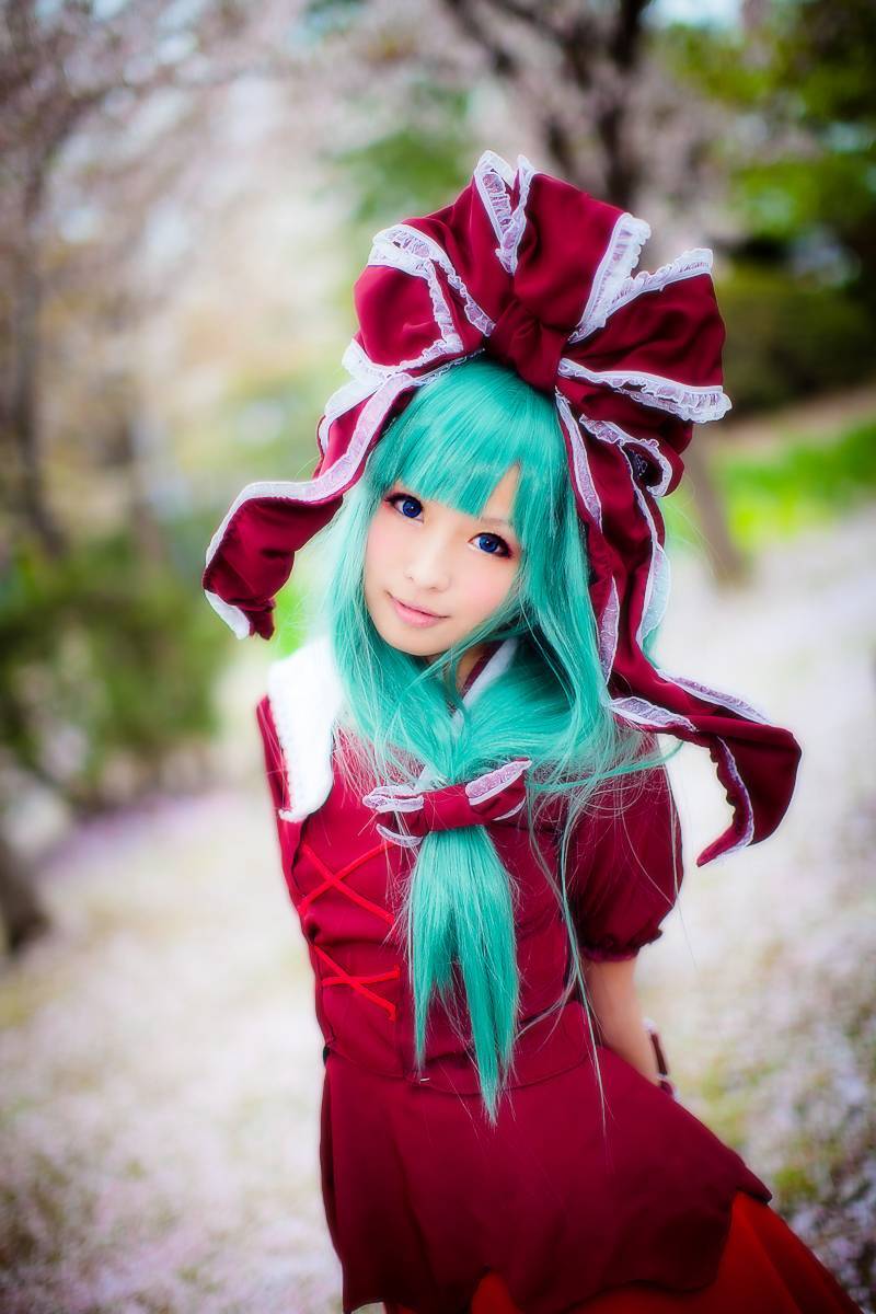 [CosPlay]东方くるくる河童卷 —— 键山雏 性感丝袜美女图片