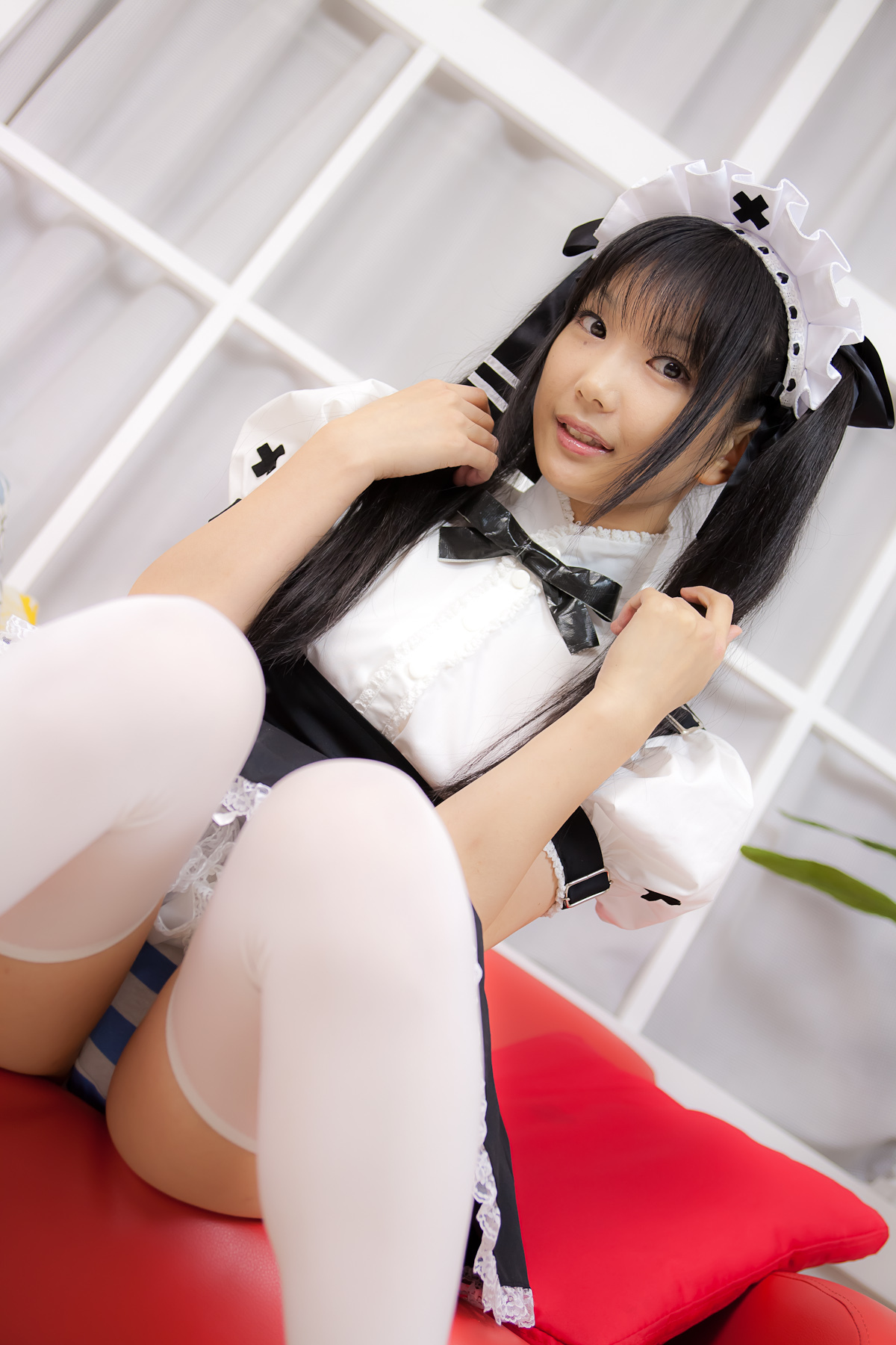 女佣套装比尼写真 cosplay游戏美女套图