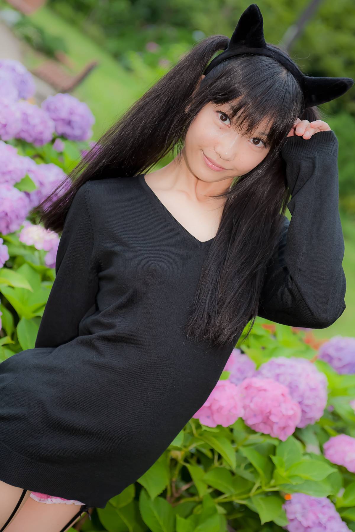 野外美女写真 动作诱惑 cosplay美女扮相游戏人物