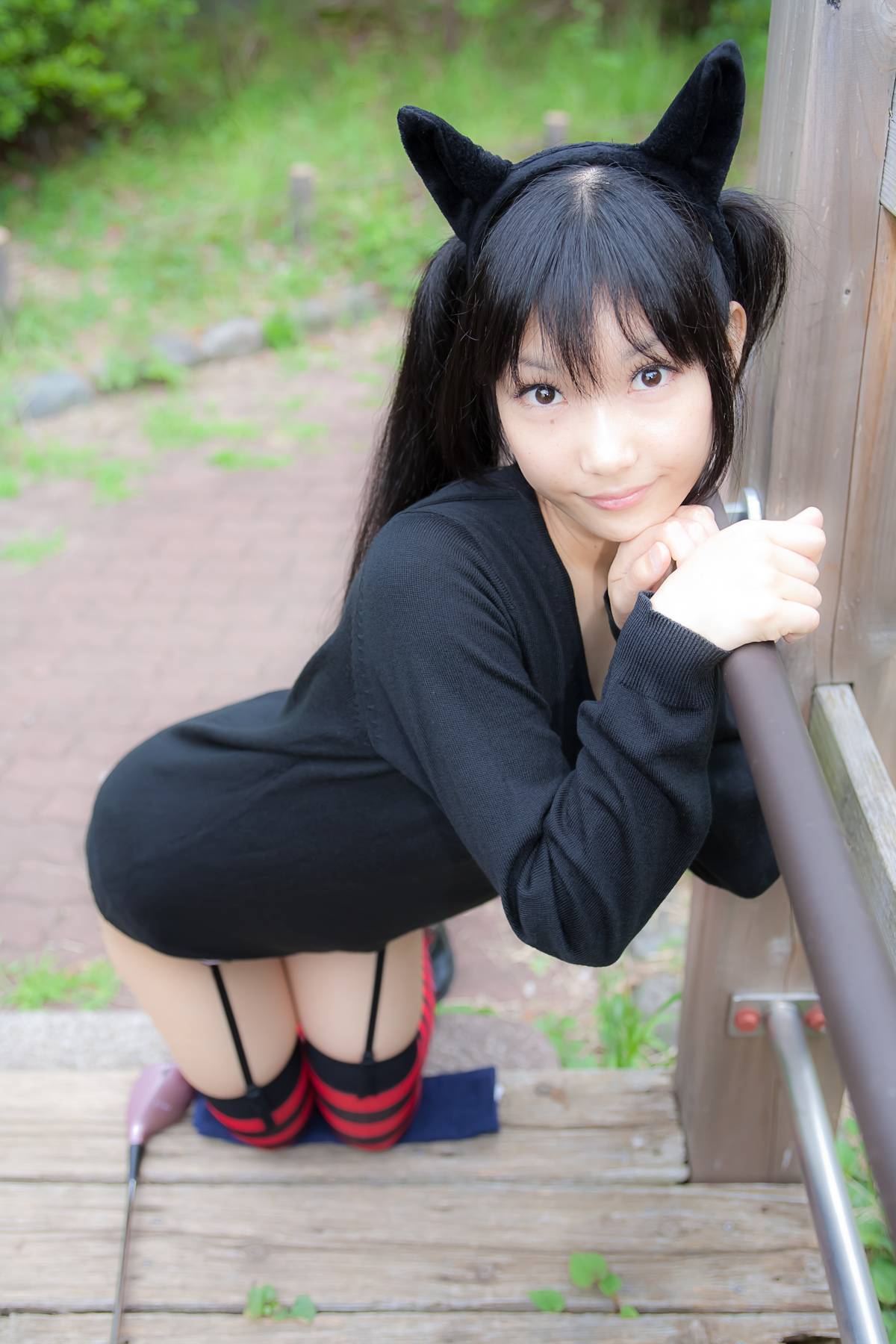 野外美女写真 动作诱惑 cosplay美女扮相游戏人物