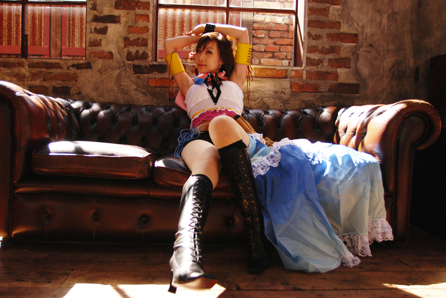 [Cosplay]Final Fantasy yunagan1　日本性感制服美女