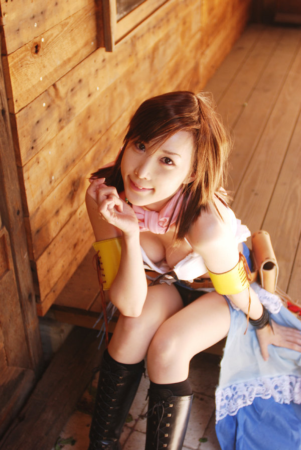 [Cosplay]Final Fantasy yunagan1　日本性感制服美女