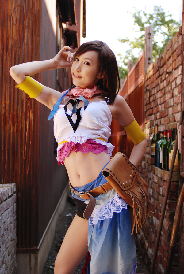 [Cosplay]日本性感制服美女Final Fantasy yunagan1