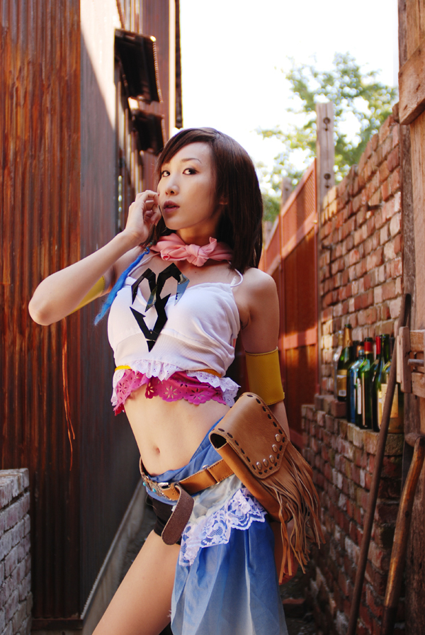 [Cosplay]日本性感制服美女Final Fantasy yunagan1