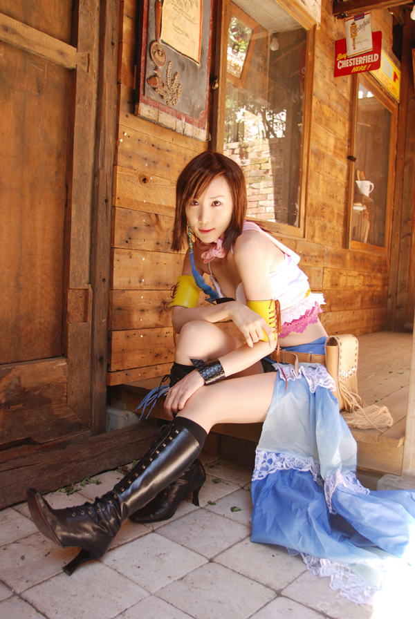 [Cosplay]日本性感制服美女Final Fantasy yunagan1